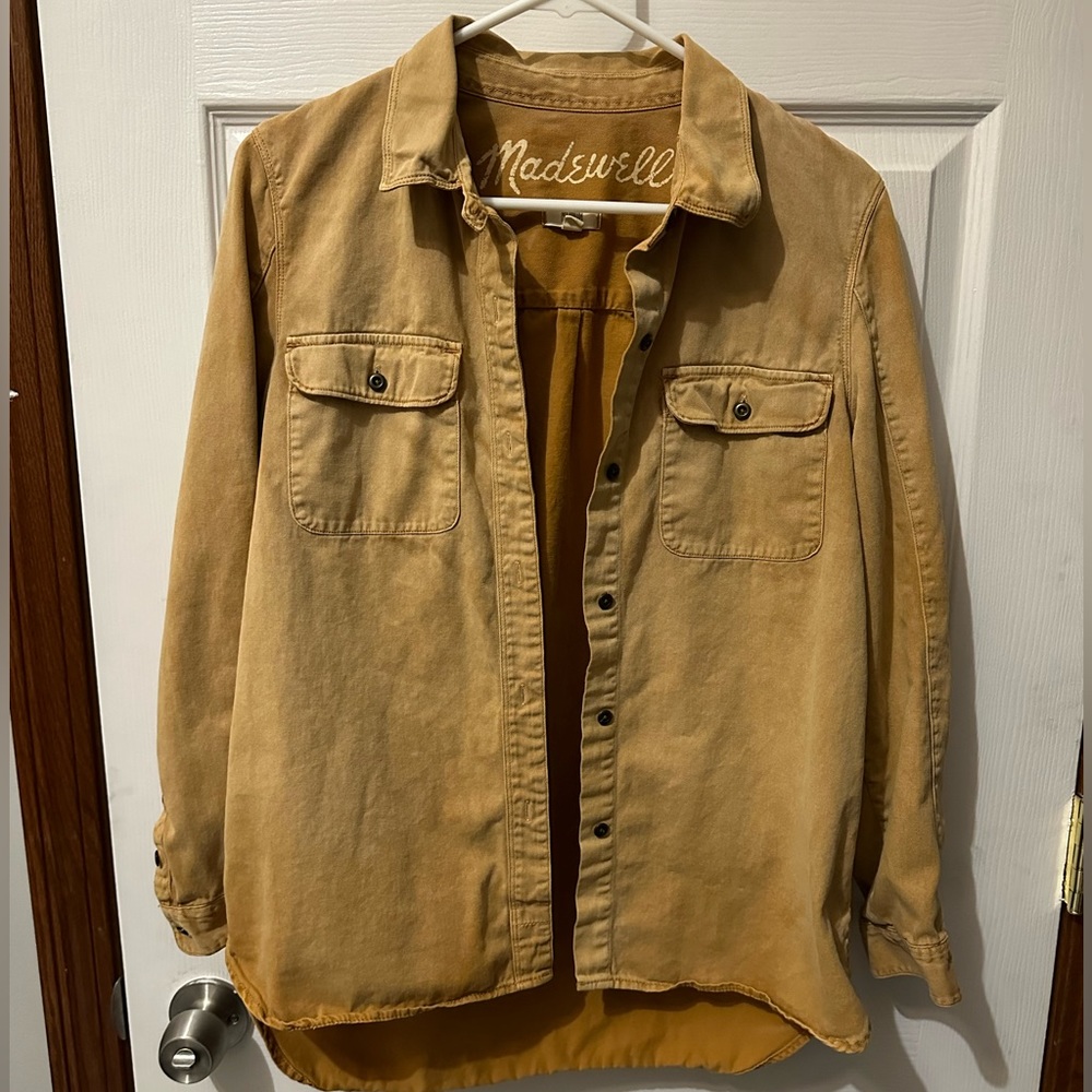 Madewell Golden Utility Shirt Size Medium